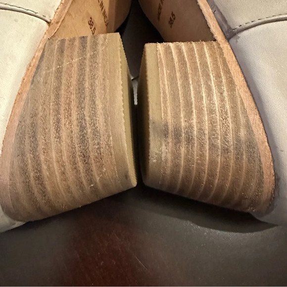 NIB Free People Charm Double V Ankle Boot Ecru/Bone Leather Size 38.5 - Picture 12 of 14